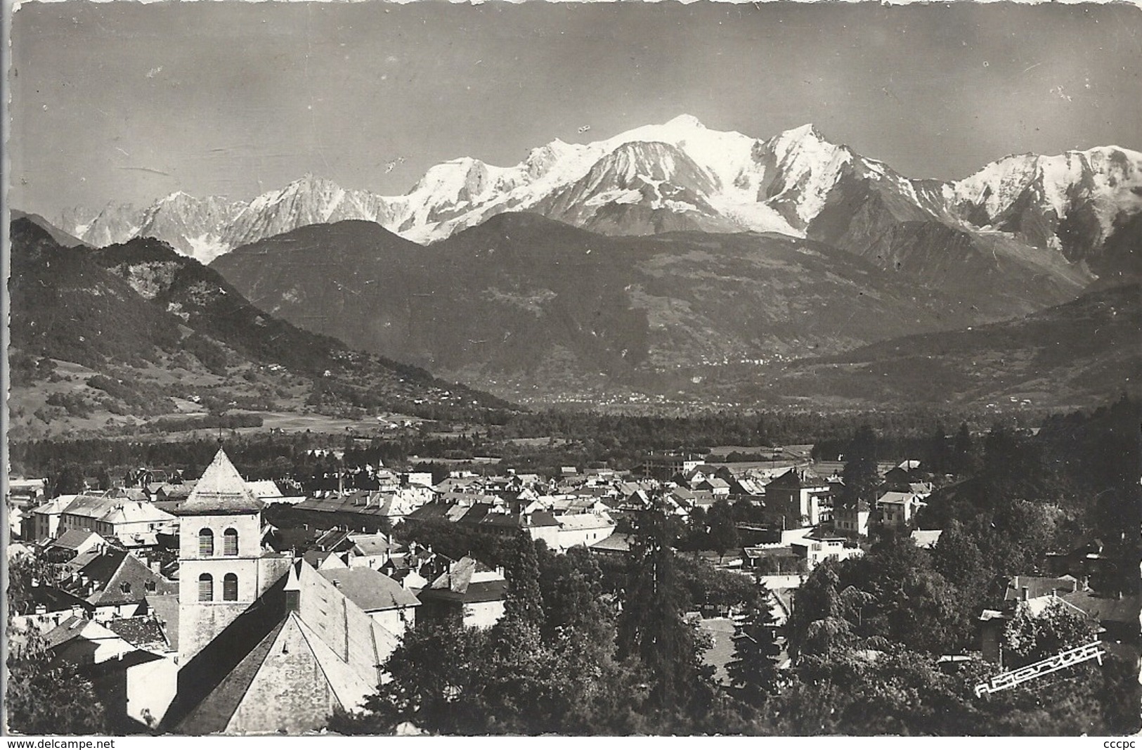 CPM Sallanches Vue Panoramique du Mont-Blanc