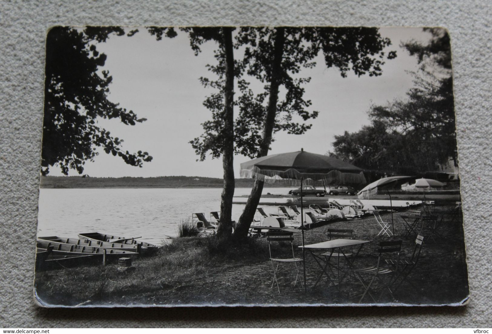 Cpm, Soustons, bar de la Flotille, bord du lac, Landes 40