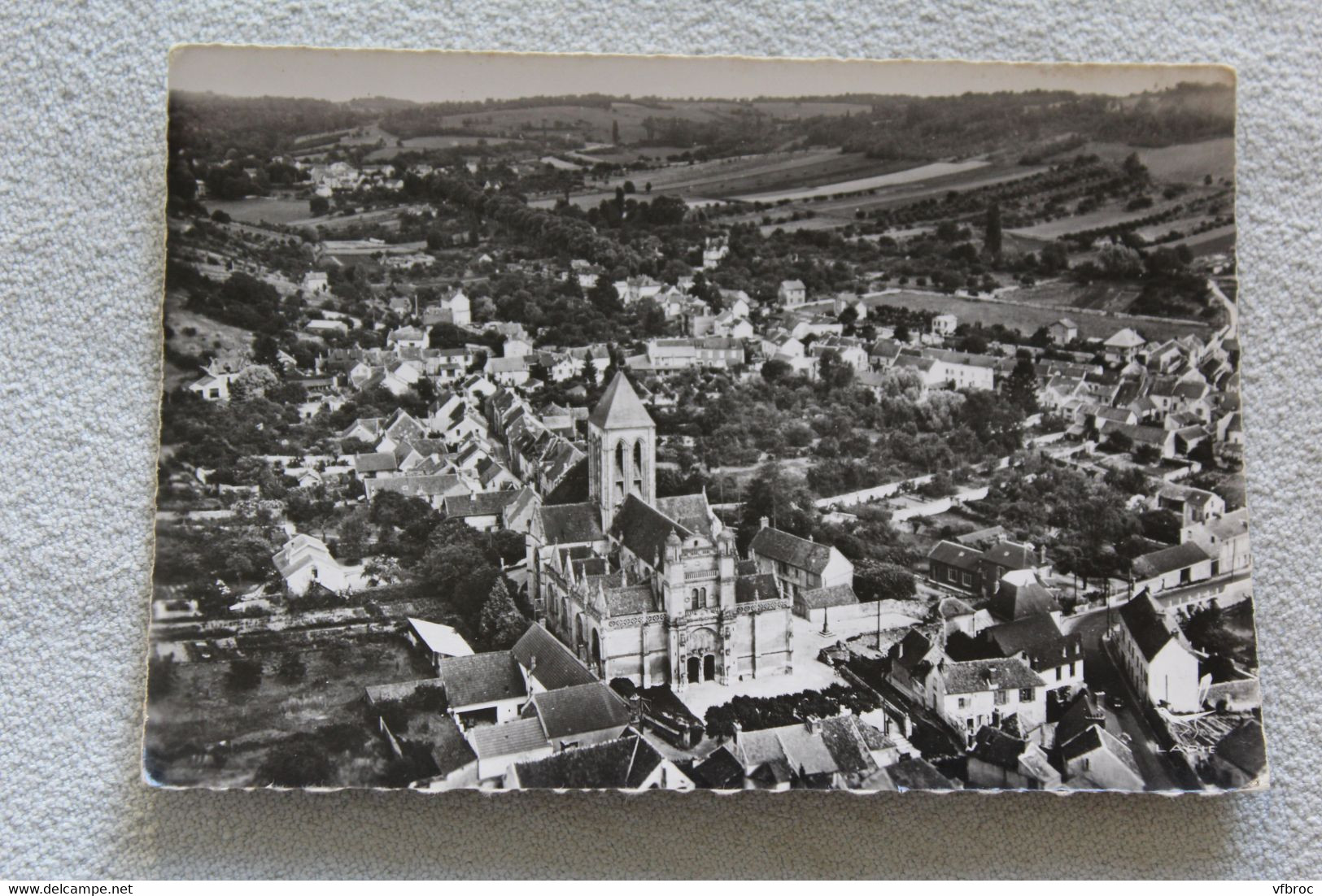 Cpm, Vetheuil, l'église, vue générale, Val d'Oise 95