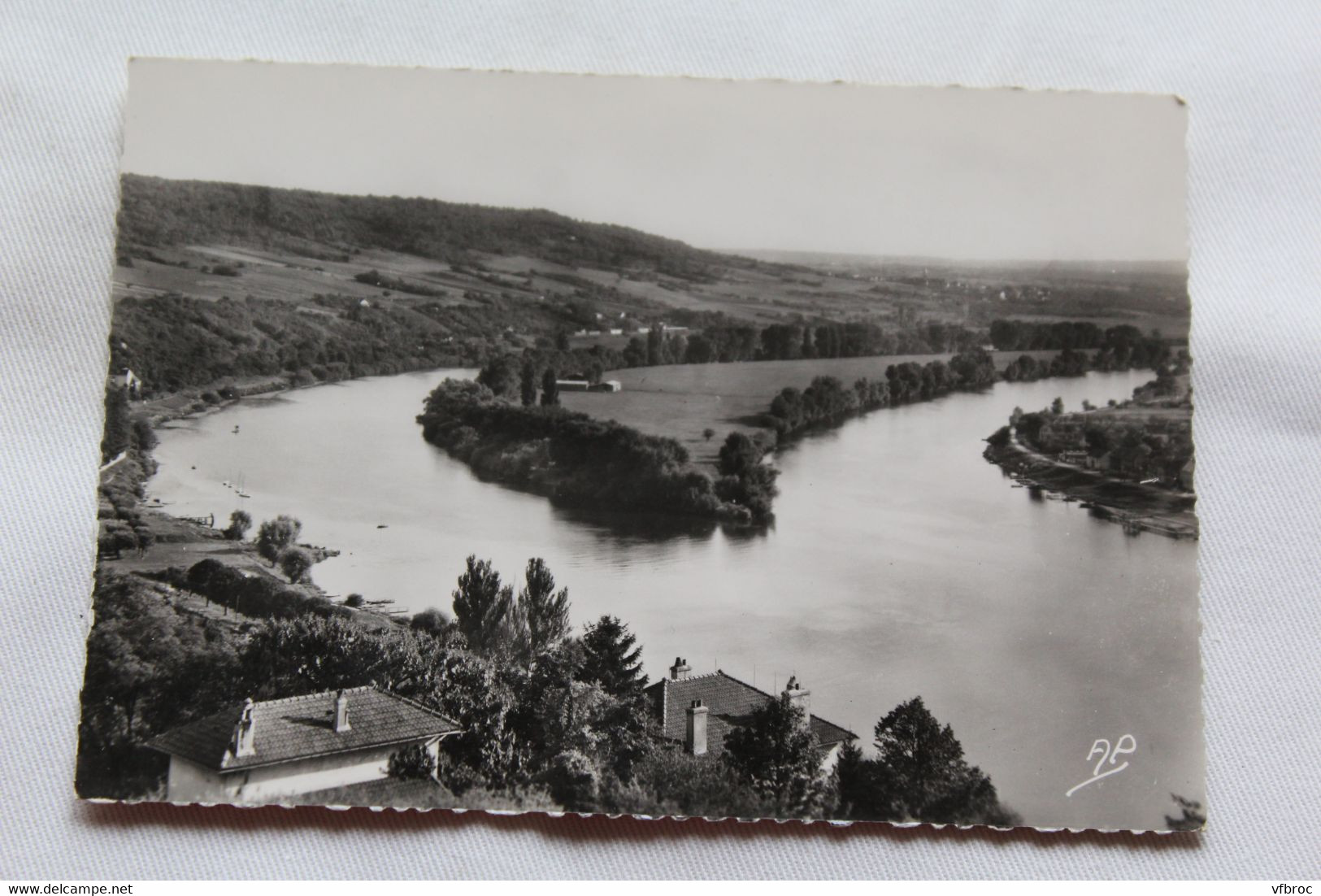 Cpm, Vetheuil, panorama (2), Val d'Oise 95