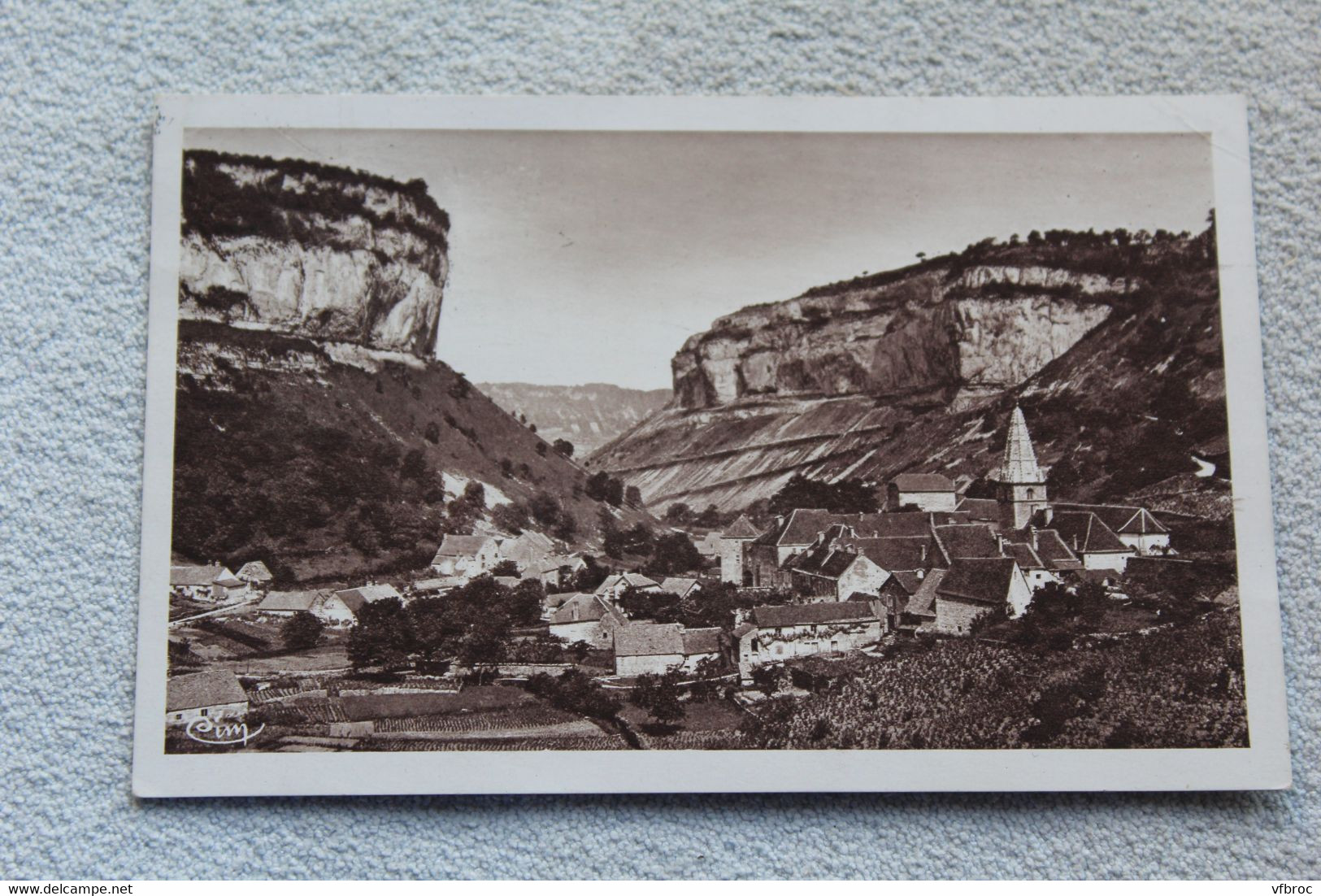 Cpsm 1952, Baume les Messieurs, vue générale, Jura 39