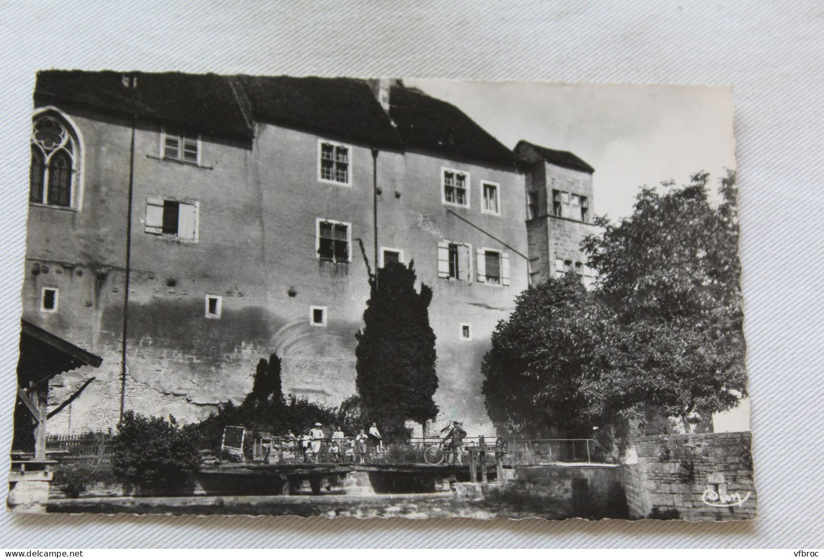 Cpsm 1952, Marnay, vieux château côté Est, Haute Saône 70