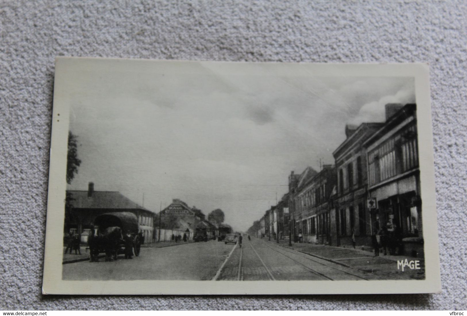 Cpsm 1952, Raismes, rue Henri Durre, Nord 59