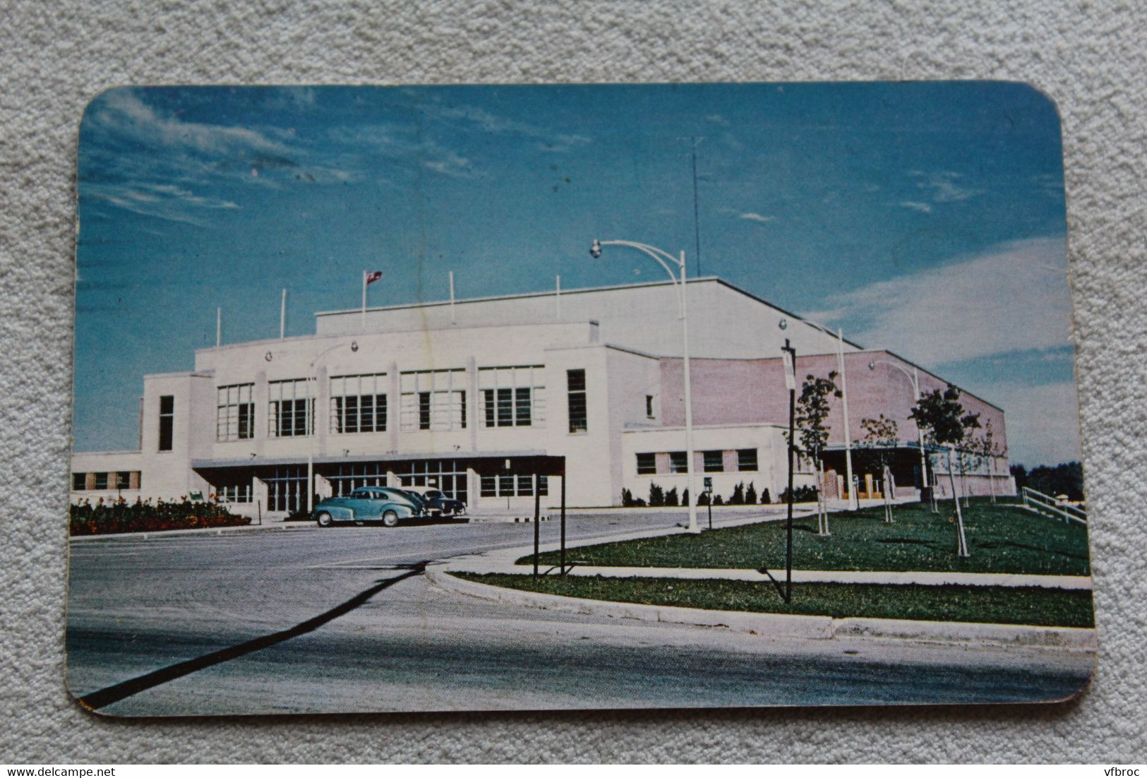 Cpsm 1958, Kitchener auditorium, Ontario, Canada