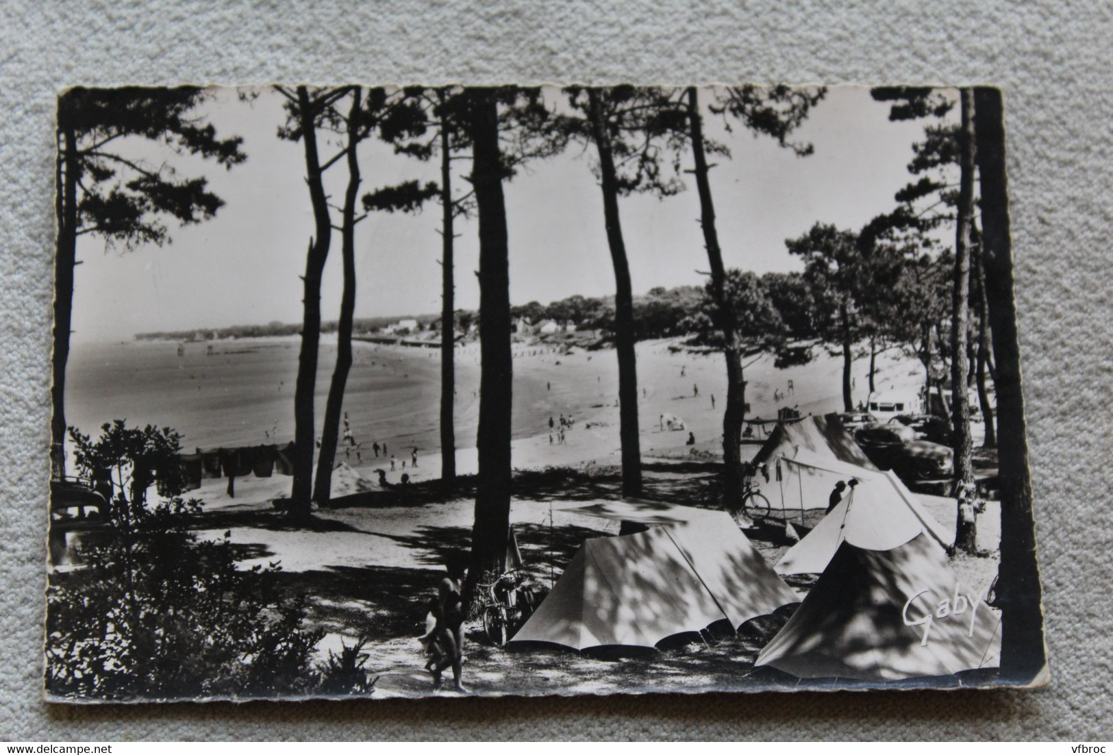 Cpsm 1960, Saint Brevin les Pins, plage du Pointeau et le camping, Loire atlantique 44