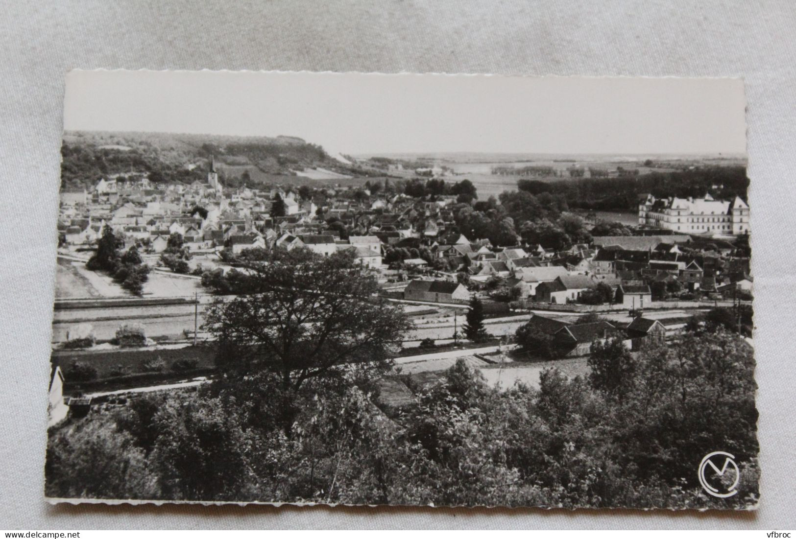 Cpsm 1962, Ancy le Franc, vue générale, Yonne 89