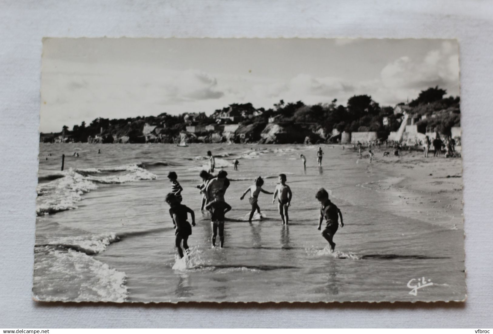 Cpsm 1962, La Bernerie en Retz, la plage de la Patorie, Loire Atlantique 44