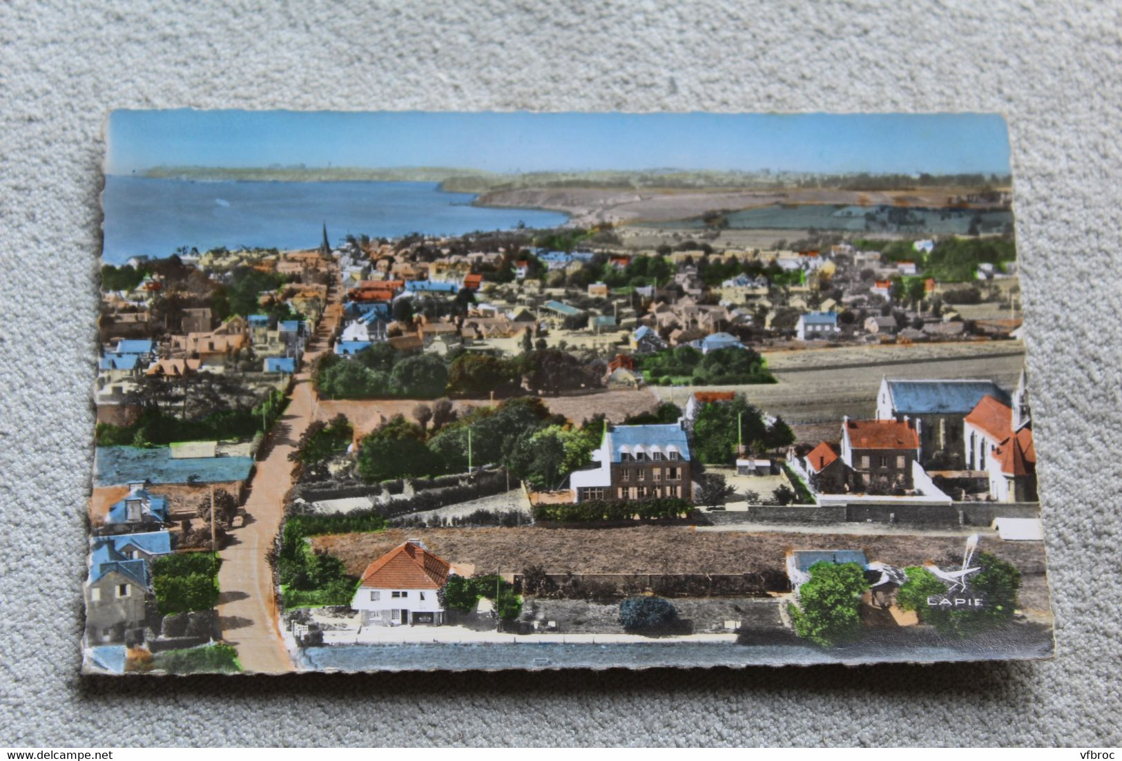 Cpsm 1968, Saint Pair sur mer, vue panoramique, Manche 50