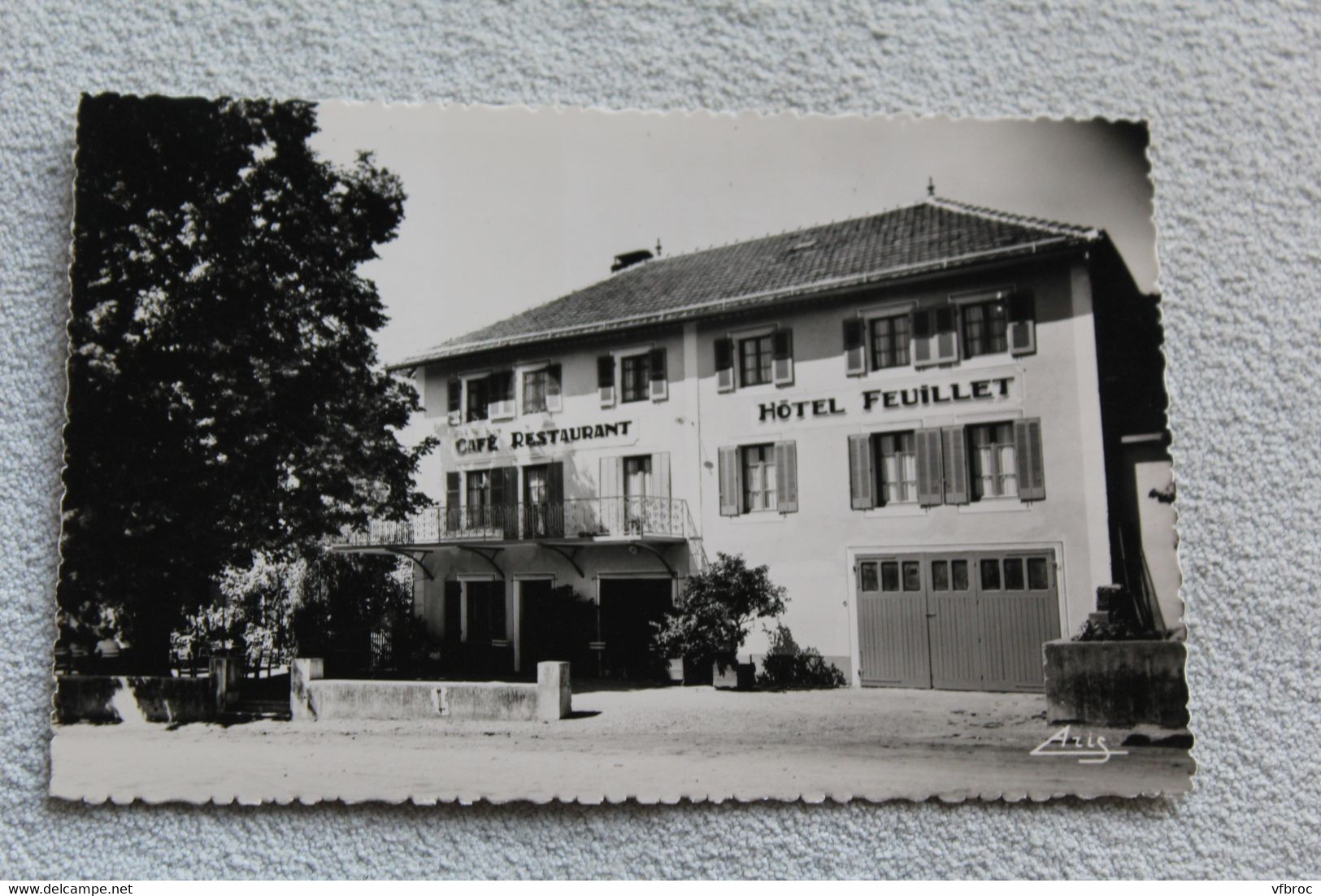 Cpsm 1973, Ruffieu, hôtel Feuillet, Ain 01