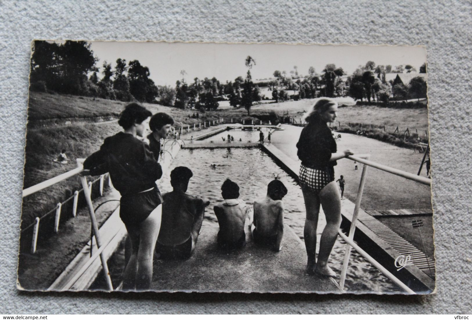 Cpsm 1978, Vire, la piscine, Calvados 14