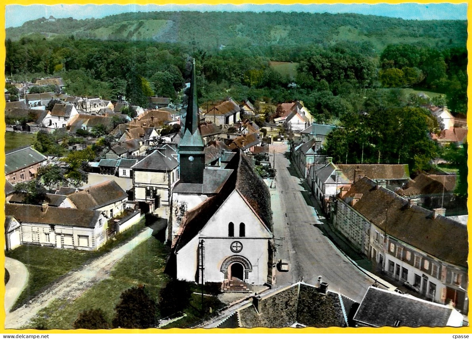 CPSM 27 MARCILLY-sur-EURE (Vue aérienne)