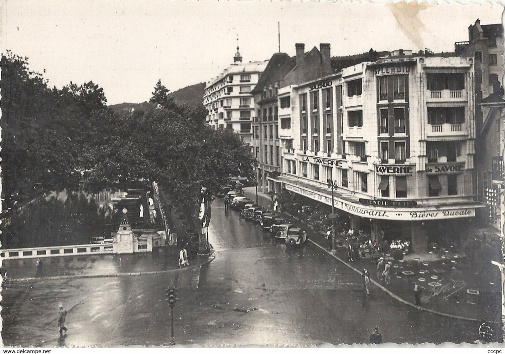 CPSM Annecy Le Paquier et l'Hôtel Splendid