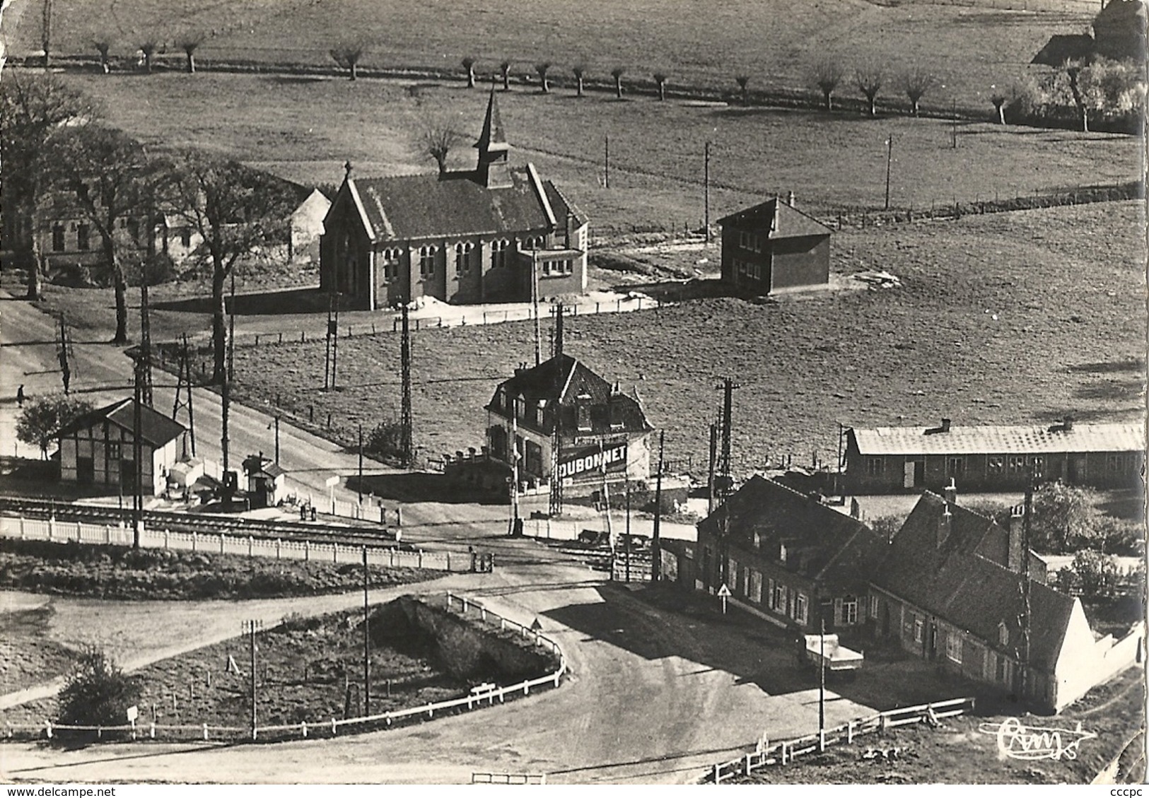 CPSM Ardres L'Eglise Vue aérienne