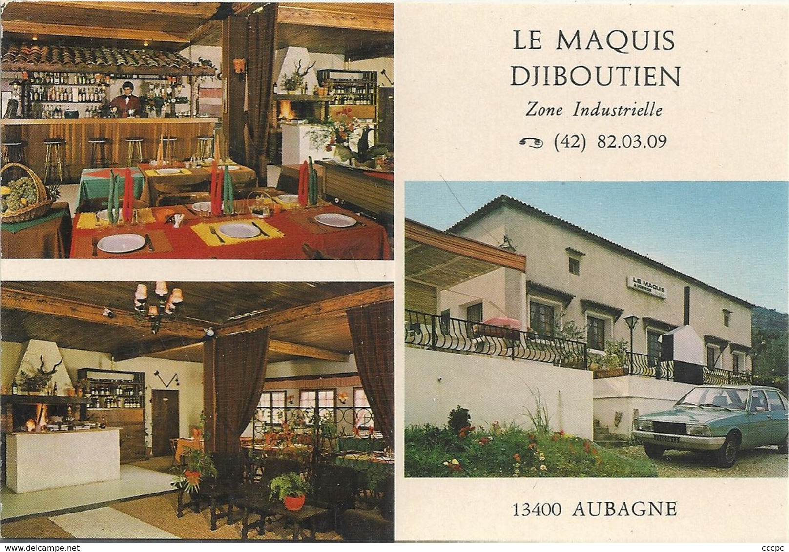 CPSM Aubagne Restaurant Le Maquis Djiboutien