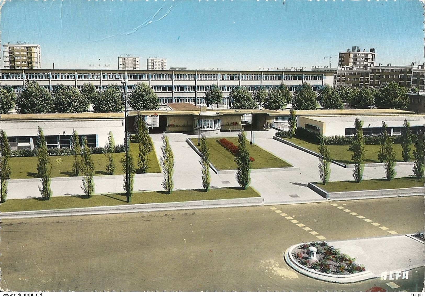 CPSM Aubervilliers Groupe Scolaire Gabriel Péri