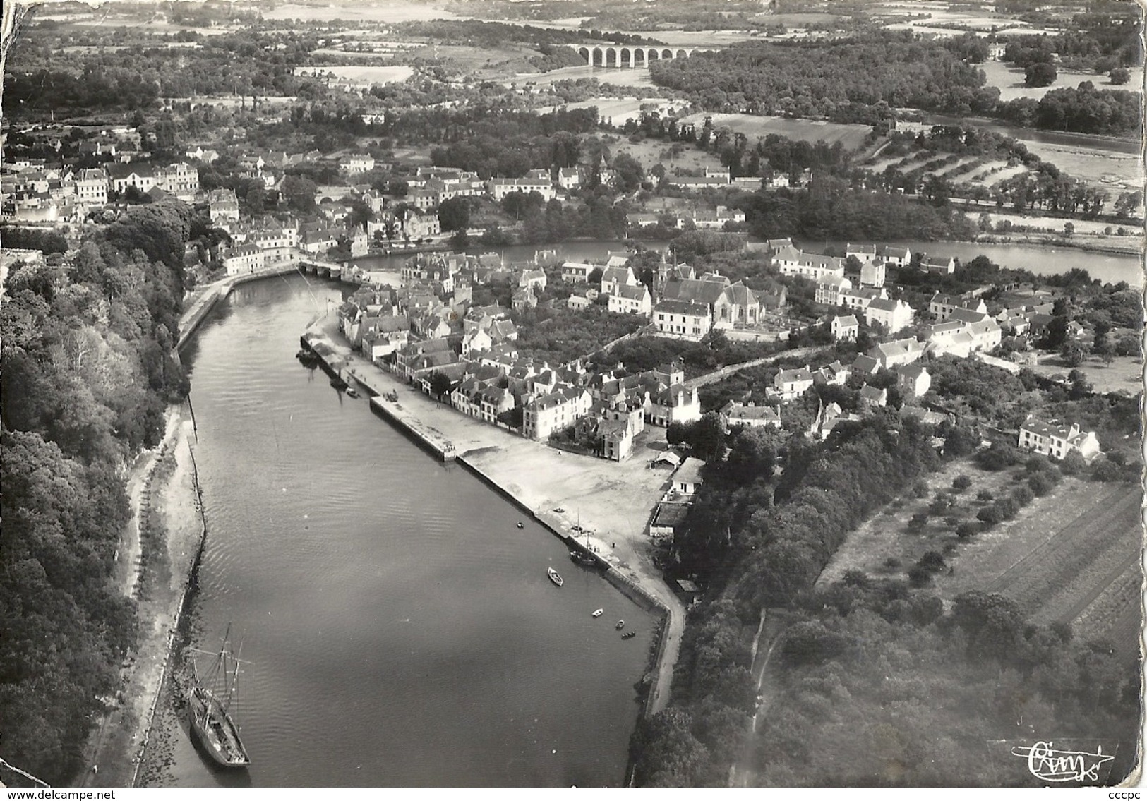 CPSM Auray vue aérienne