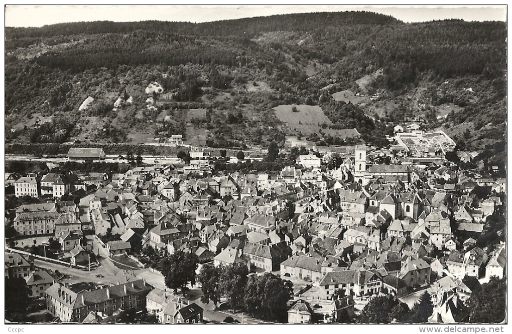 CPSM Baume-les-Dames - vue aérienne