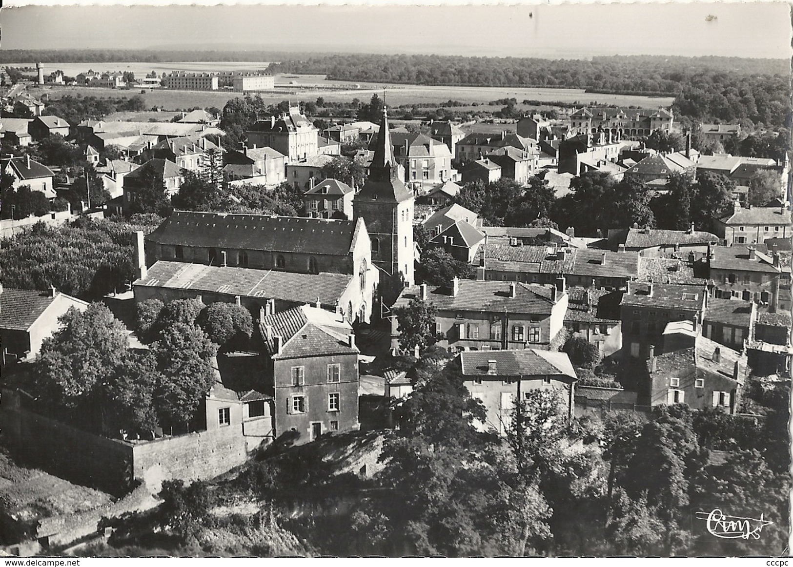 CPSM Briey vue aérienne