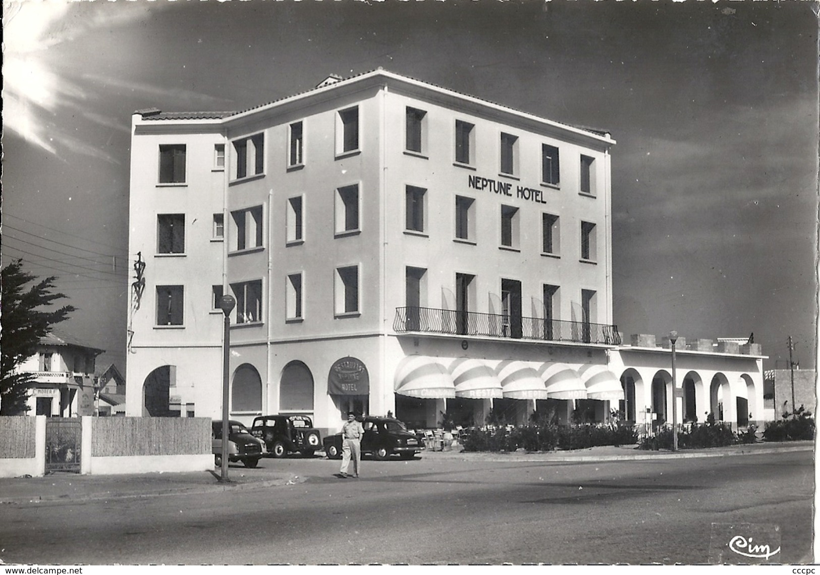 CPSM Canet-Plage Neptune Hôtel