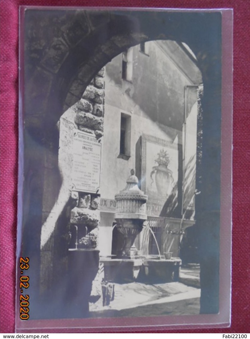 CPSM - Carte-Photo - Vence - La Fontaine