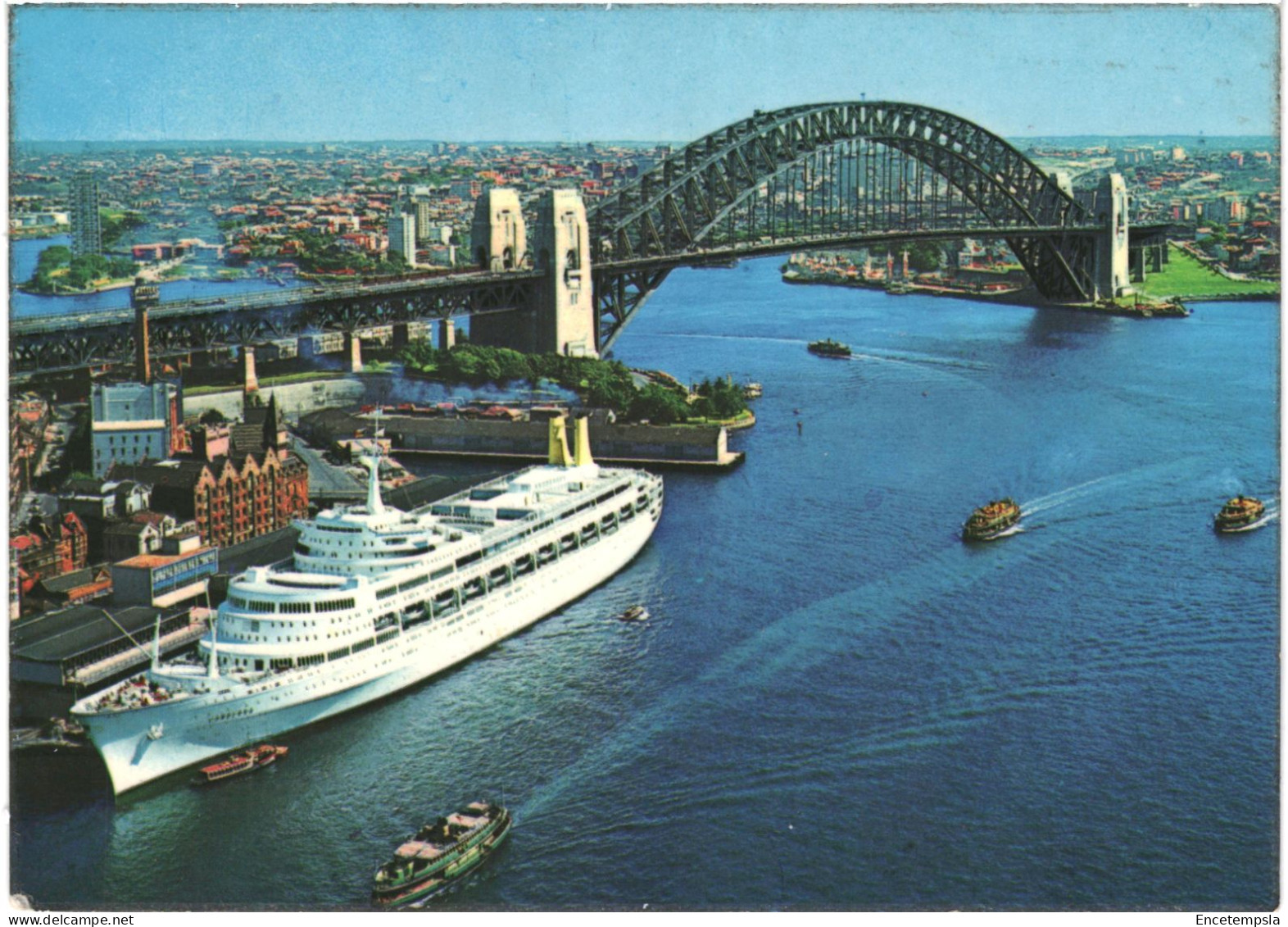 CPSM  Carte Postale  Australie Sidney Harbour Bridge from A.M.P. Building 1974 VM71365