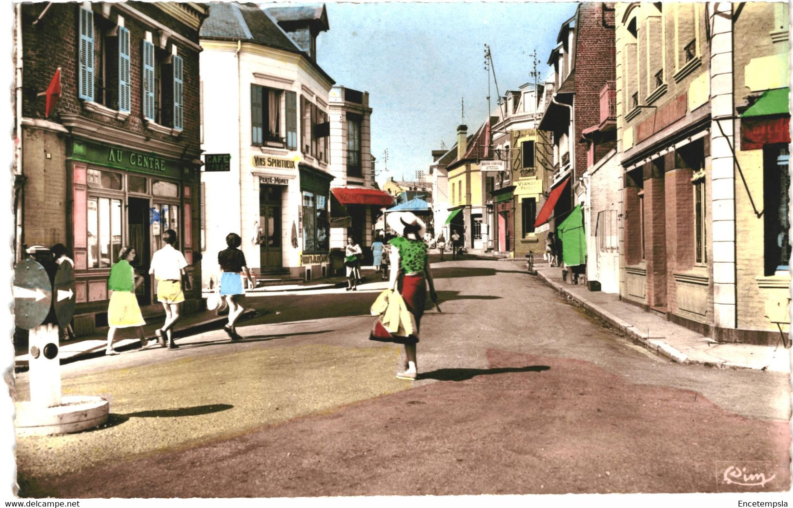 CPSM   Carte Postale  France   Harfleur  Centre Ville 1953 VM57144