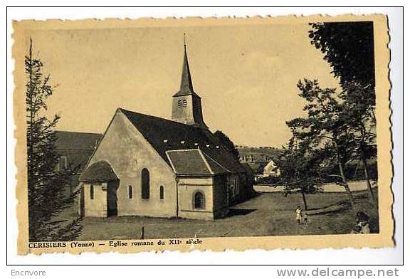 cpsm CERISIERS eglise romane