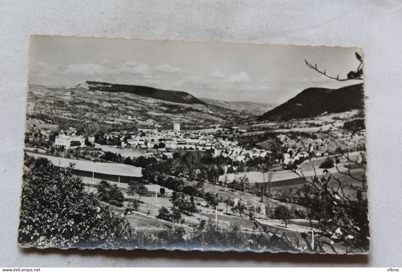 Cpsm, Chanac, vue générale, Lozère 48