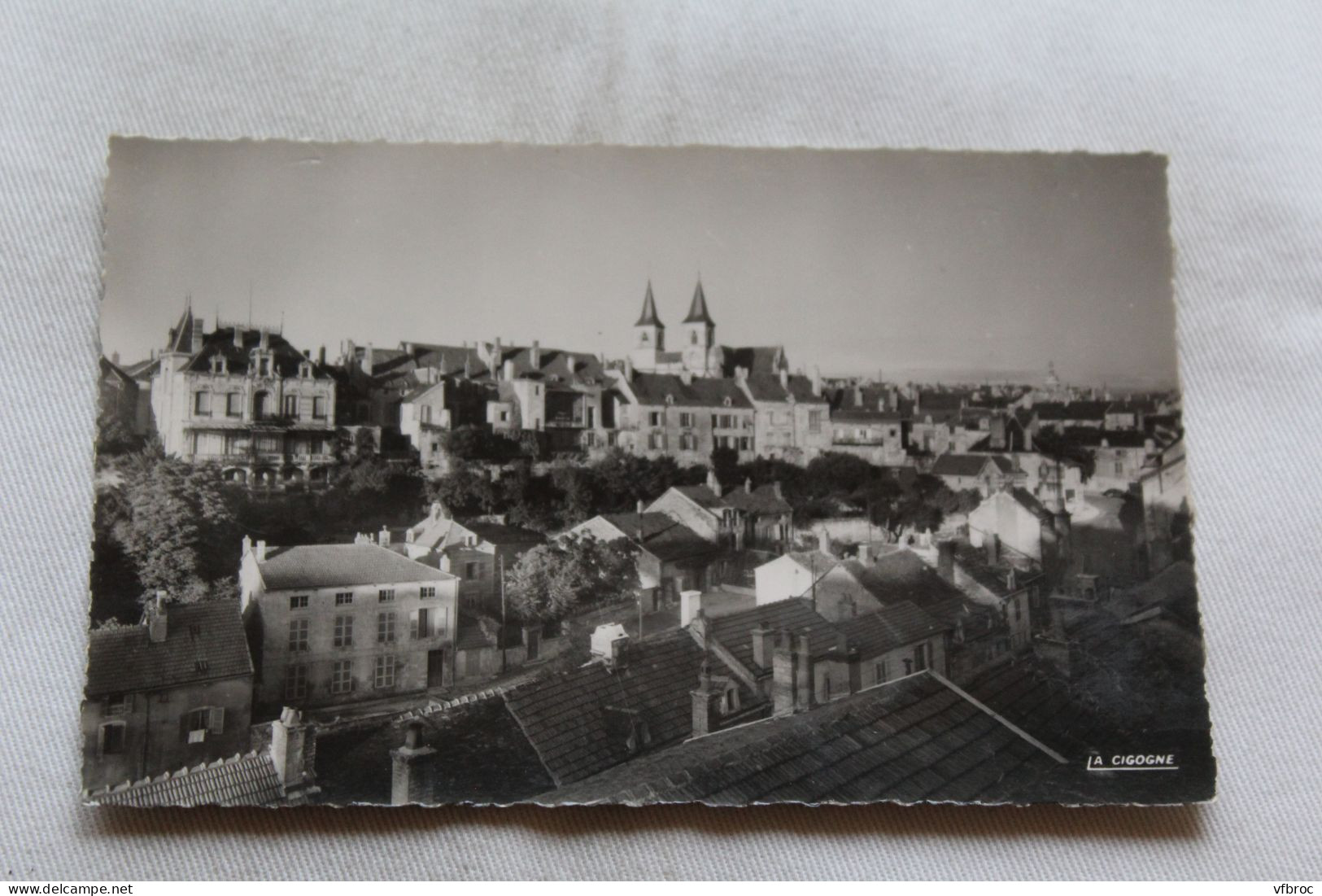 Cpsm, Chaumont, vue panoramique, Haute Marne 52