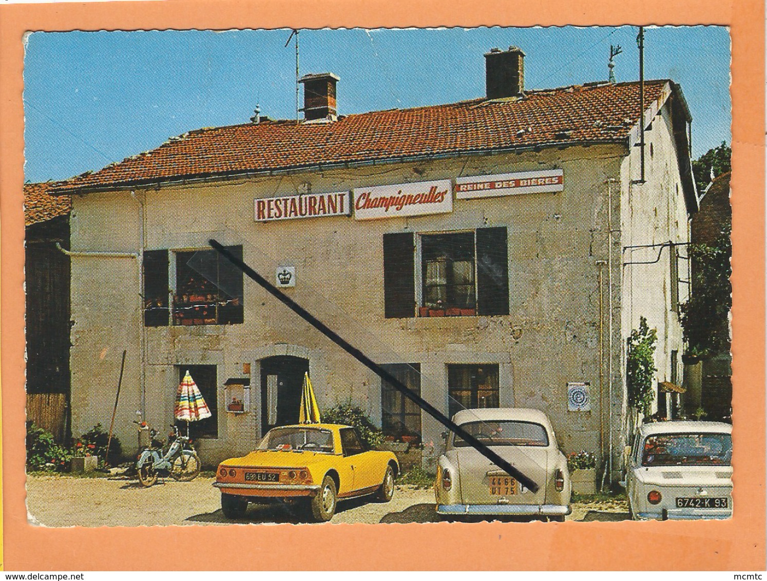 CPSM -  Colombey les 2 églises -(Hte Marne) - Bar Restaurant "La Grange du Relais" -( Colombey les deux églises )