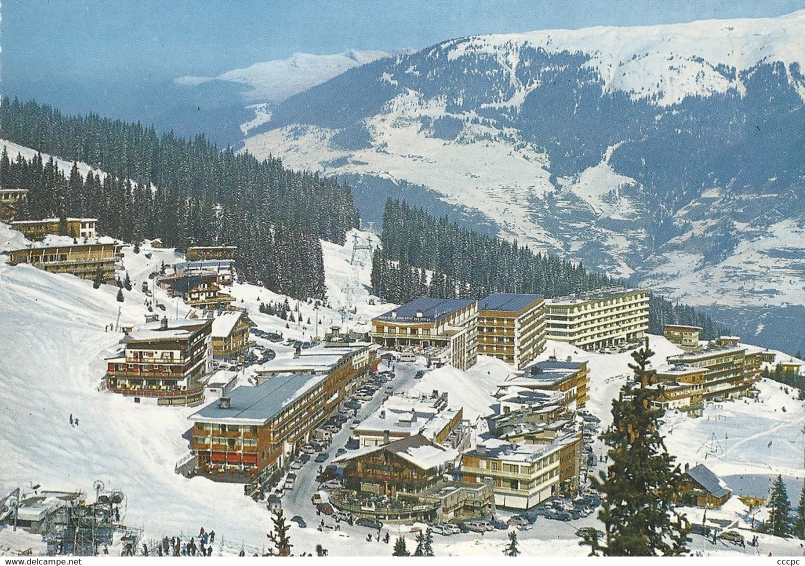 CPSM Courchevel vue générale prise du Tremplin