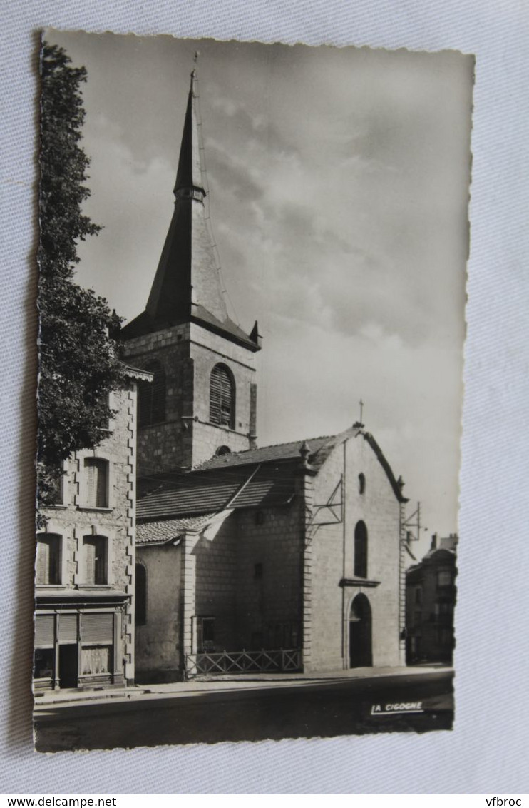 Cpsm, Craponne, église paroissiale, Haute Loire 43