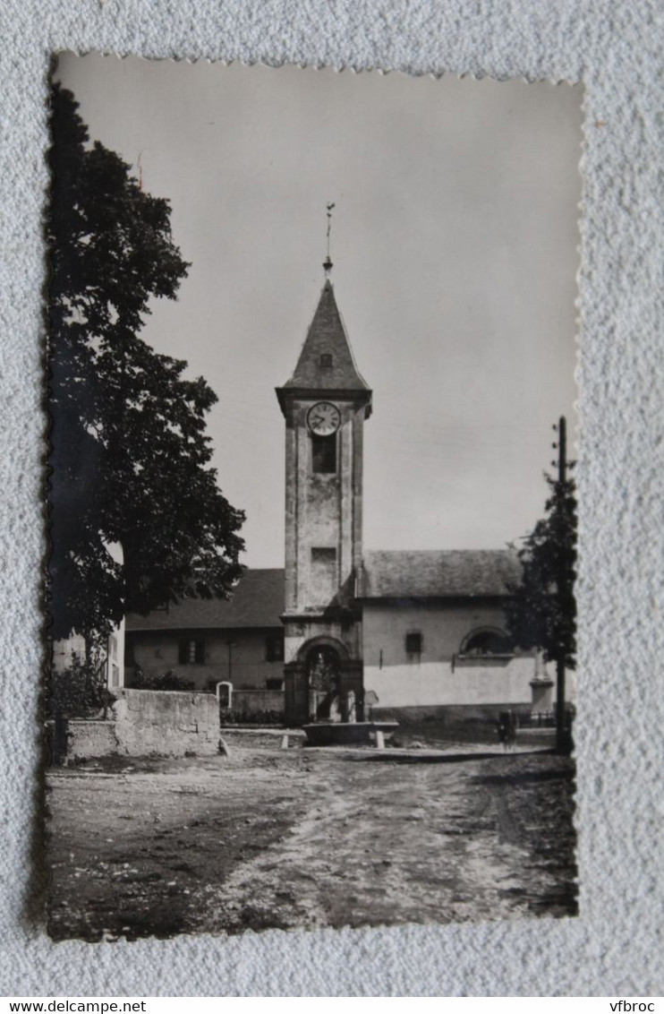 Cpsm, Crempigny, l'église, Haute Savoie 74