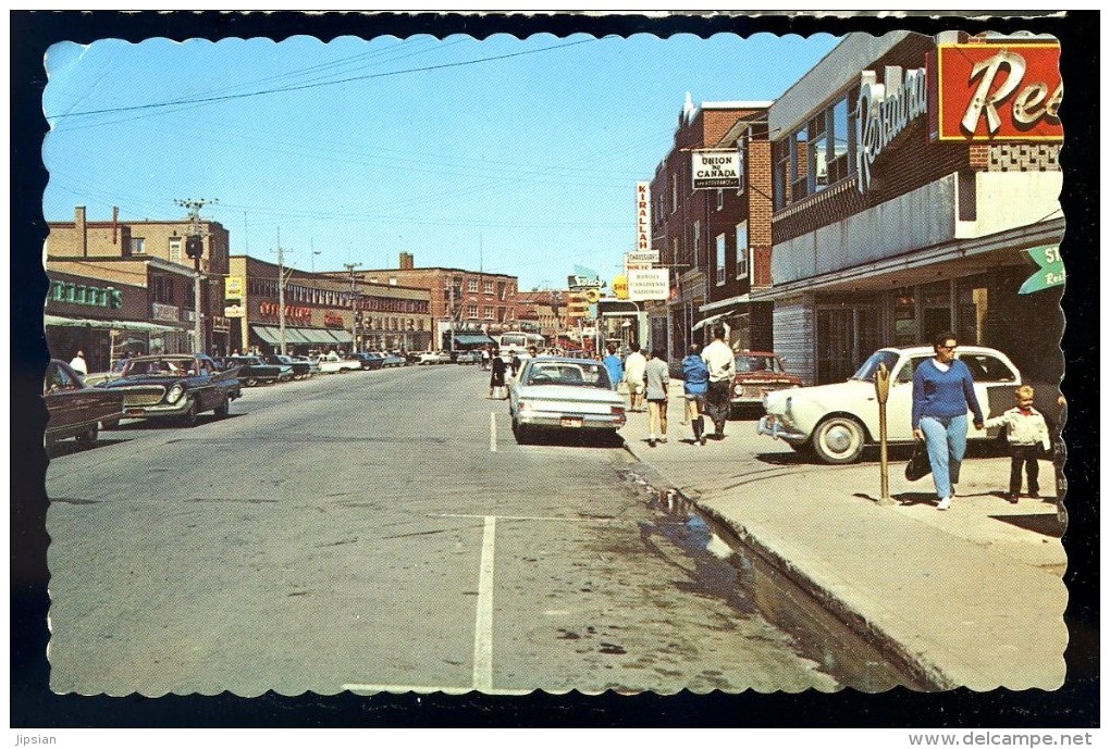 cpsm du Canada Québec Rimouski vue de l' Ouest sur la rue St Germain     JA15 6