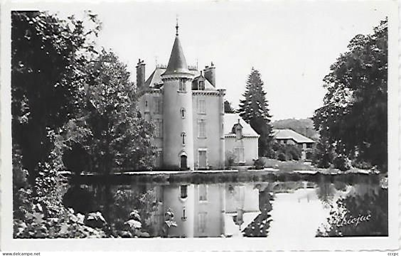 CPSM Environs de Boussac Château de Poinsouze