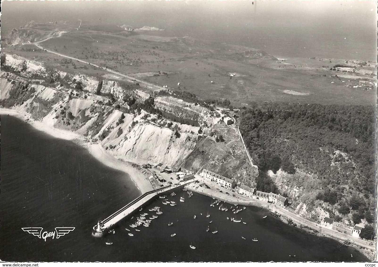 CPSM Erquy vue aérienne Le Port