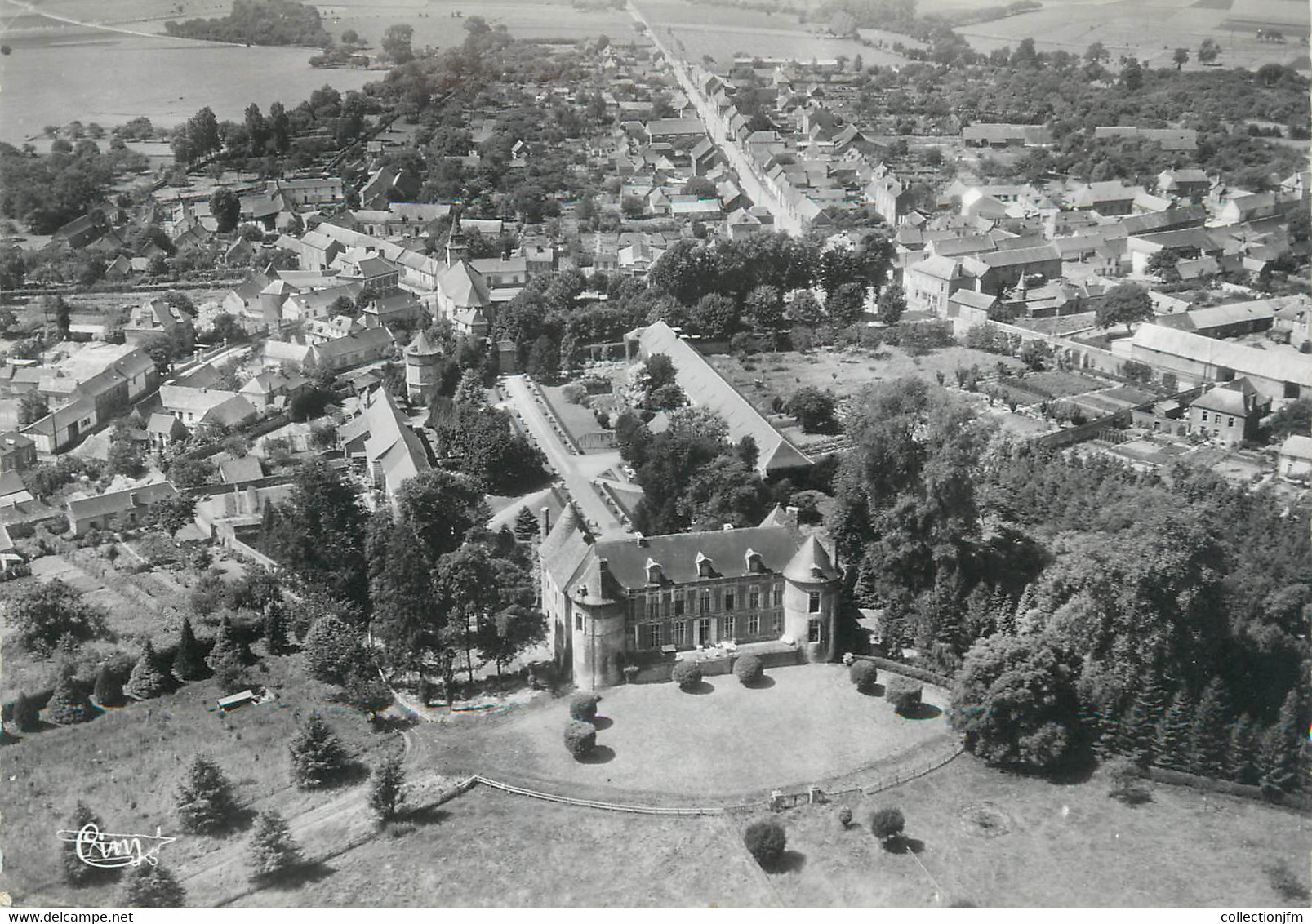 CPSM FRANCE 80 "Acheux en Amiénois, manoir de l'épine"