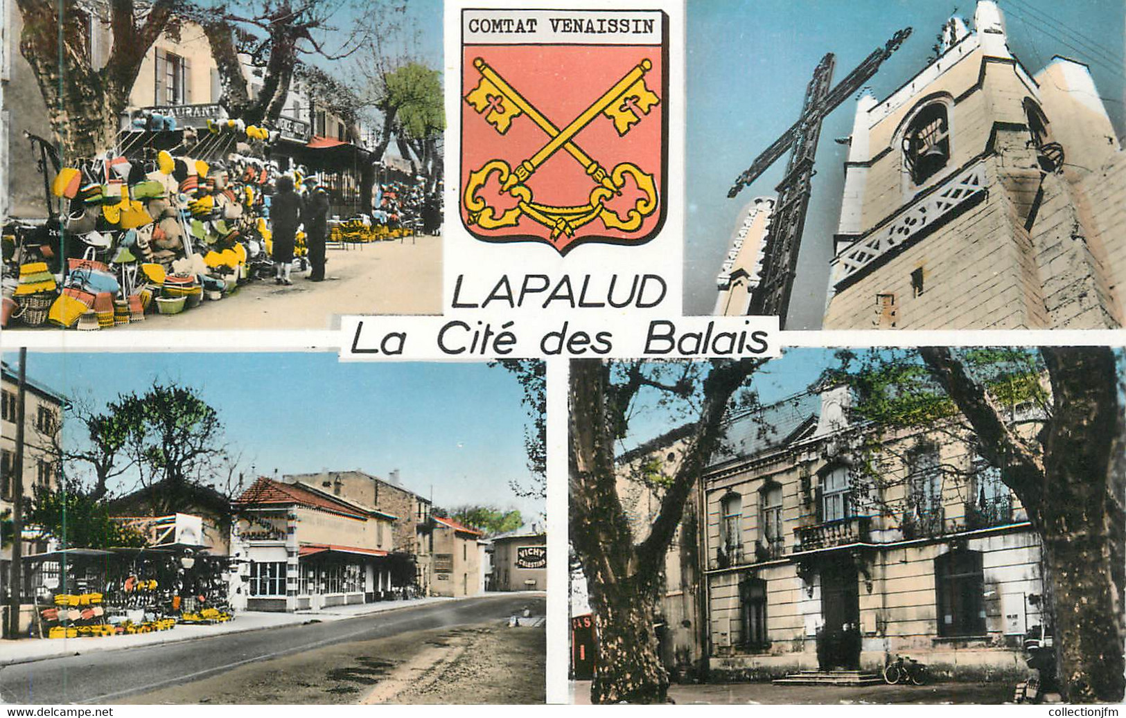 CPSM FRANCE 84 "Lapalud, Vues"