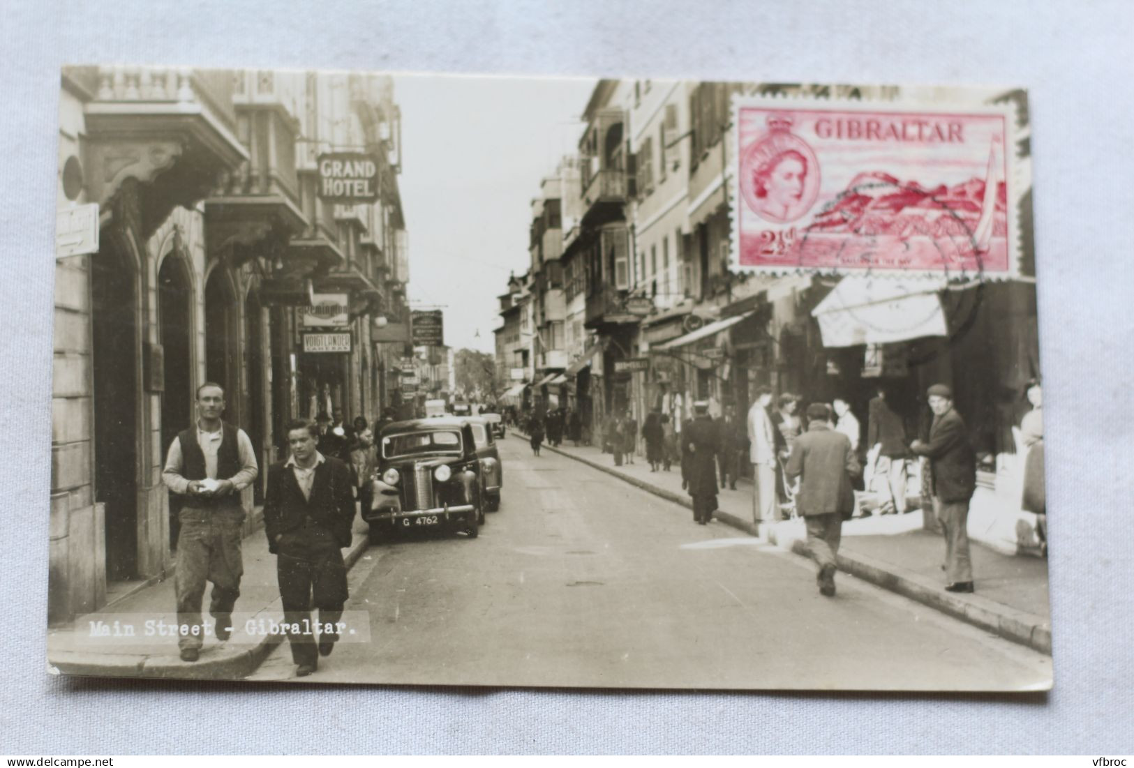 Cpsm, Gibraltar, main street, Angleterre