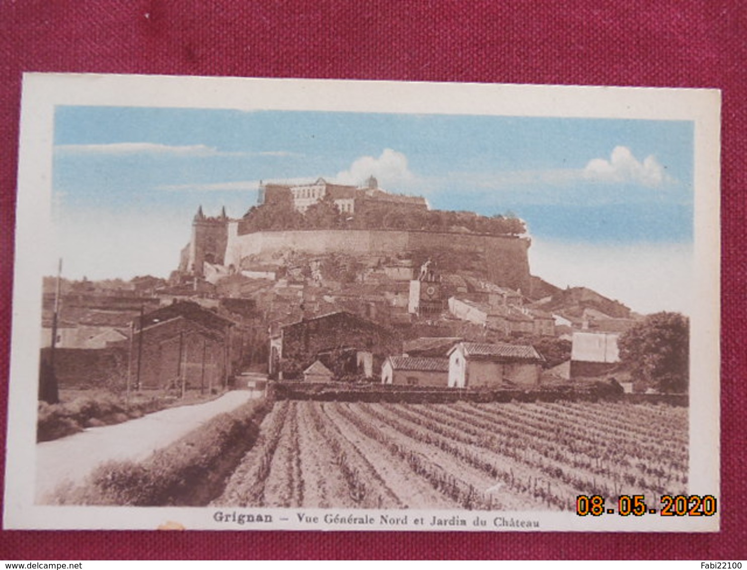 CPSM - Grignan - Vue Générale Nord et Jardin du Château