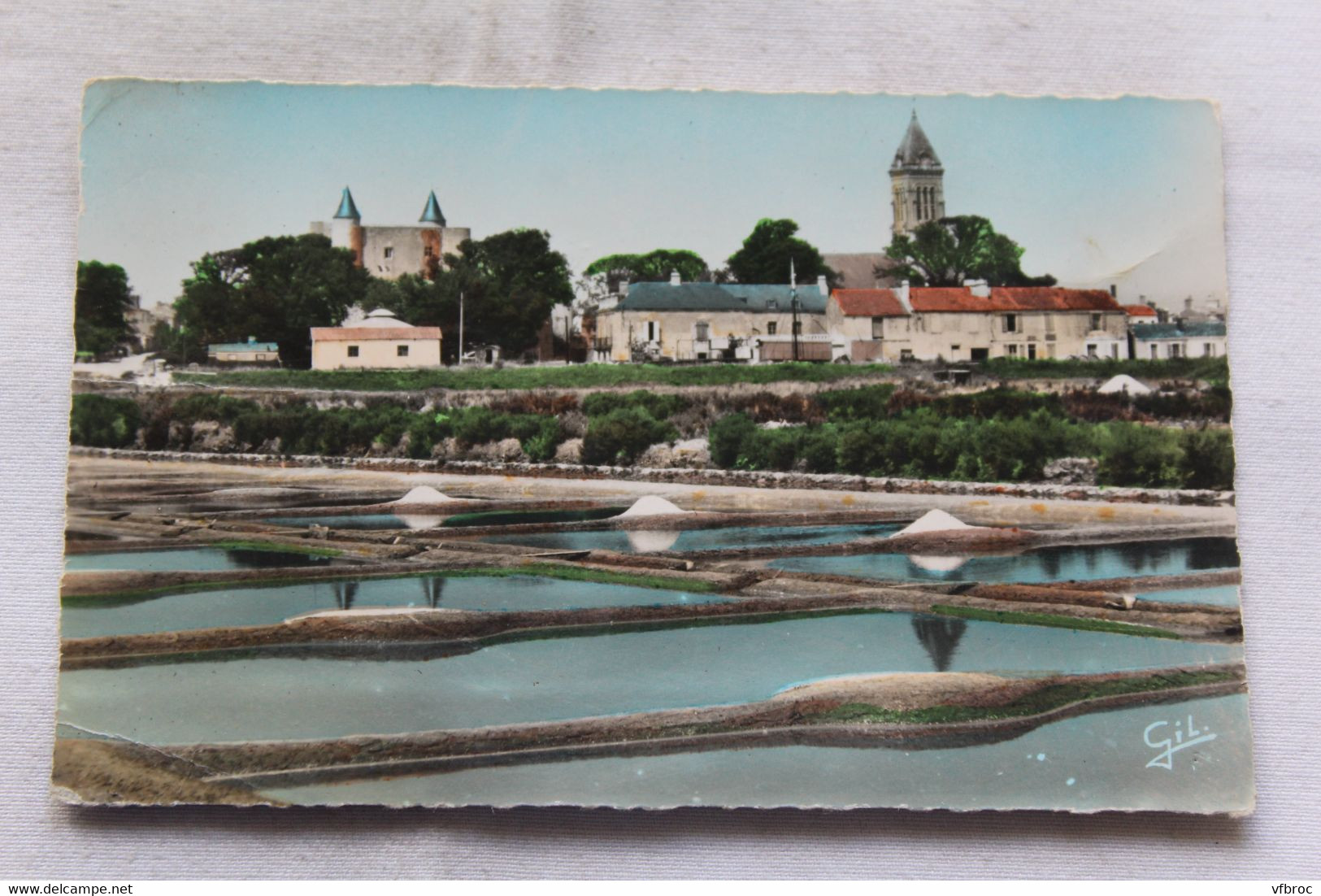 Cpsm, ile de Noirmoutier, Noirmoutier, vue générale, Vendée 85