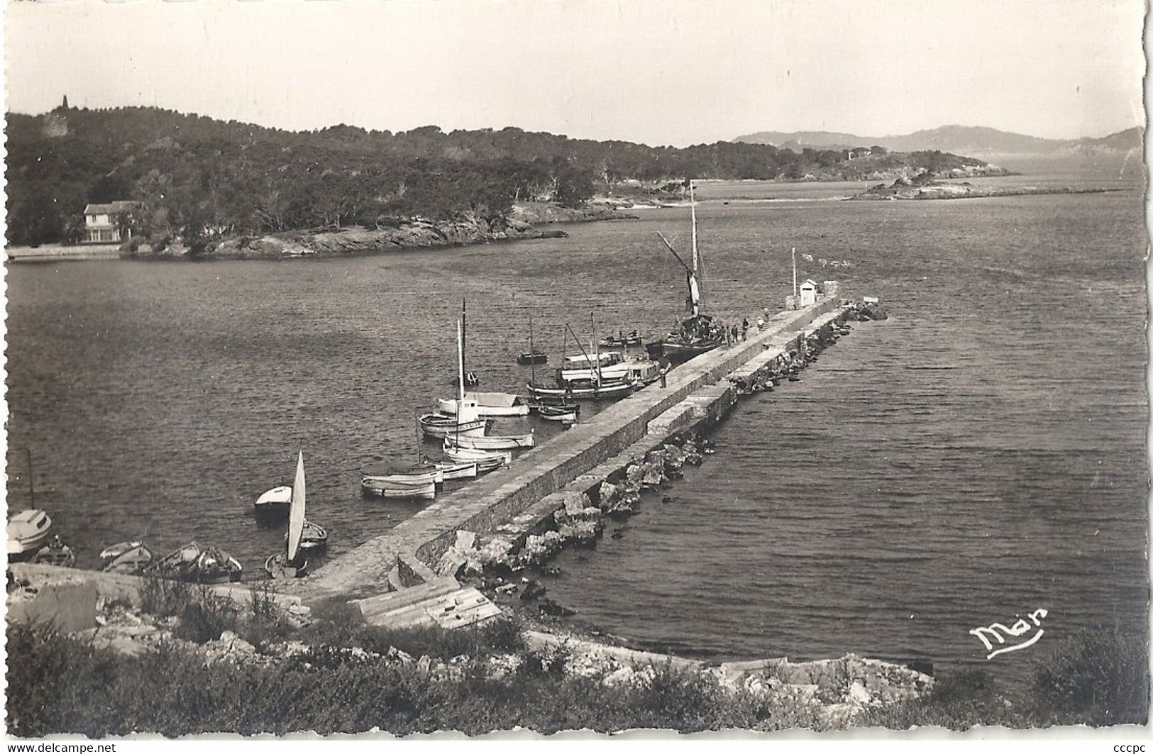 CPSM Ile de Porquerolles La Jetée