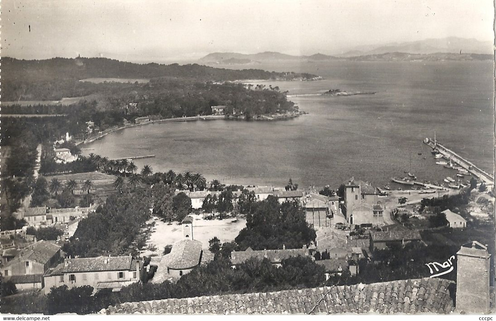 CPSM Ile de Porquerolles vue générale