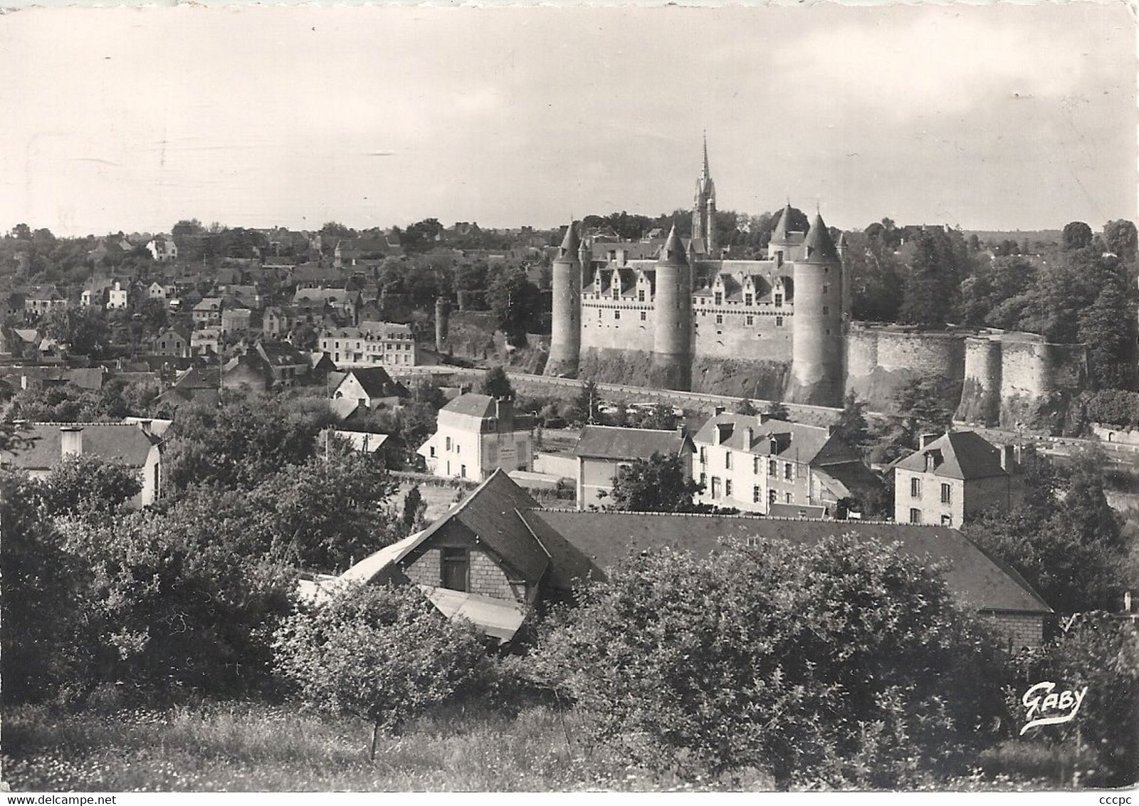 CPSM Josselin Vue générale sur le Château