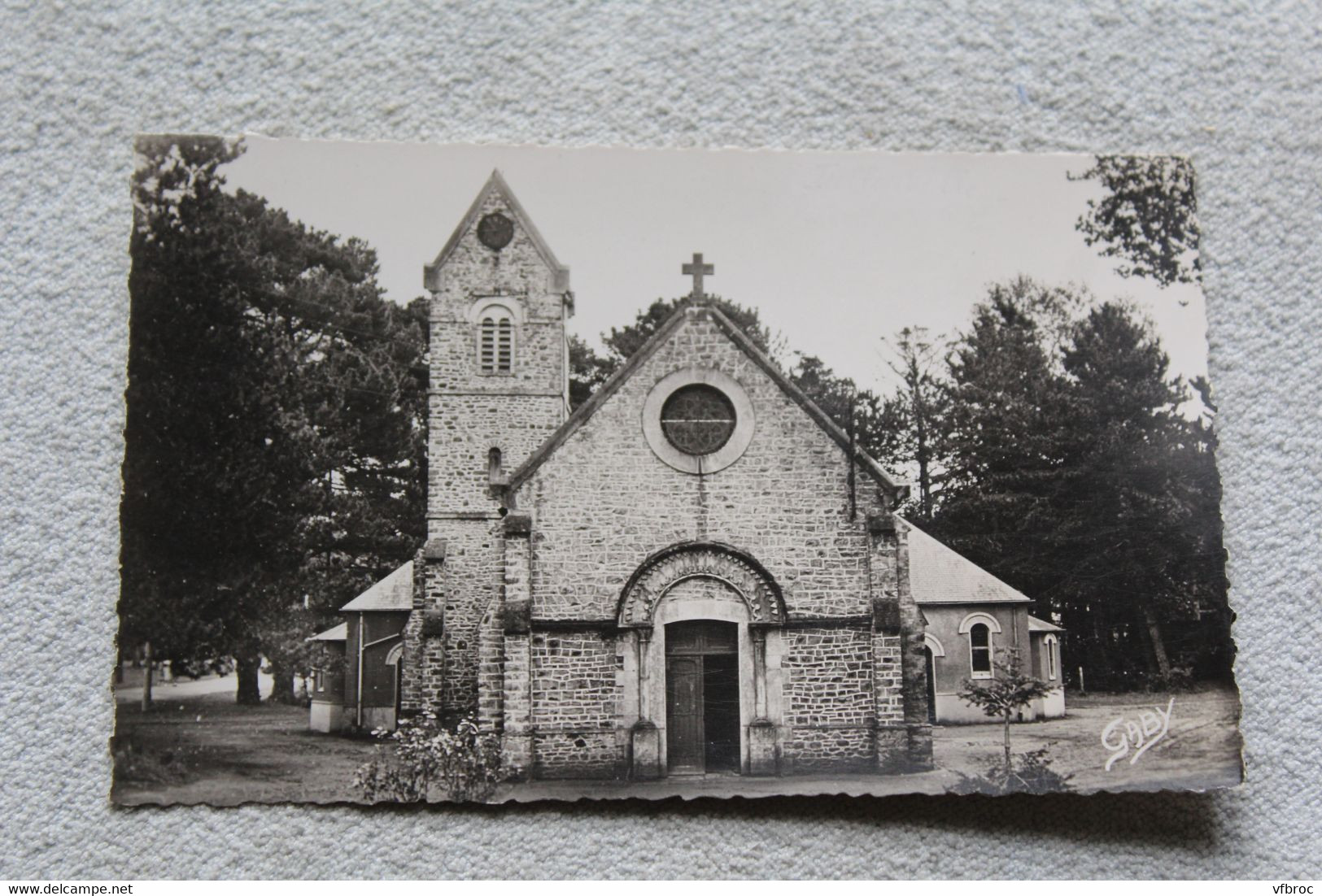 Cpsm, Jullouville, la chapelle, Manche 50