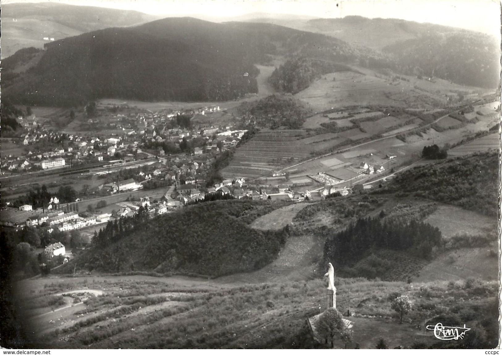 CPSM La Broque vue générale aérienne