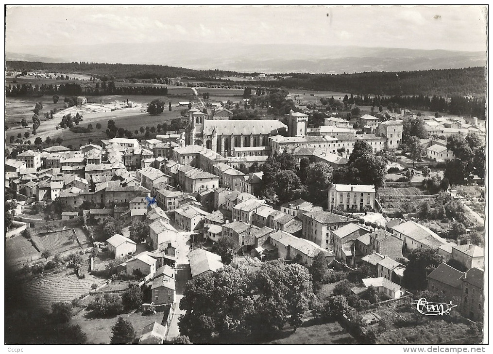 CPSM La Chaise Dieu vue aérienne