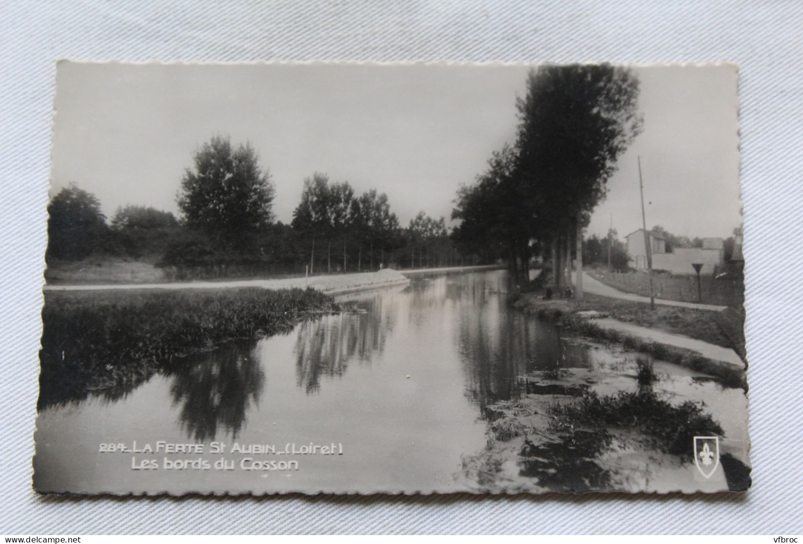 Cpsm, la Ferte saint Aubin, les bords du Cosson, Loiret 45