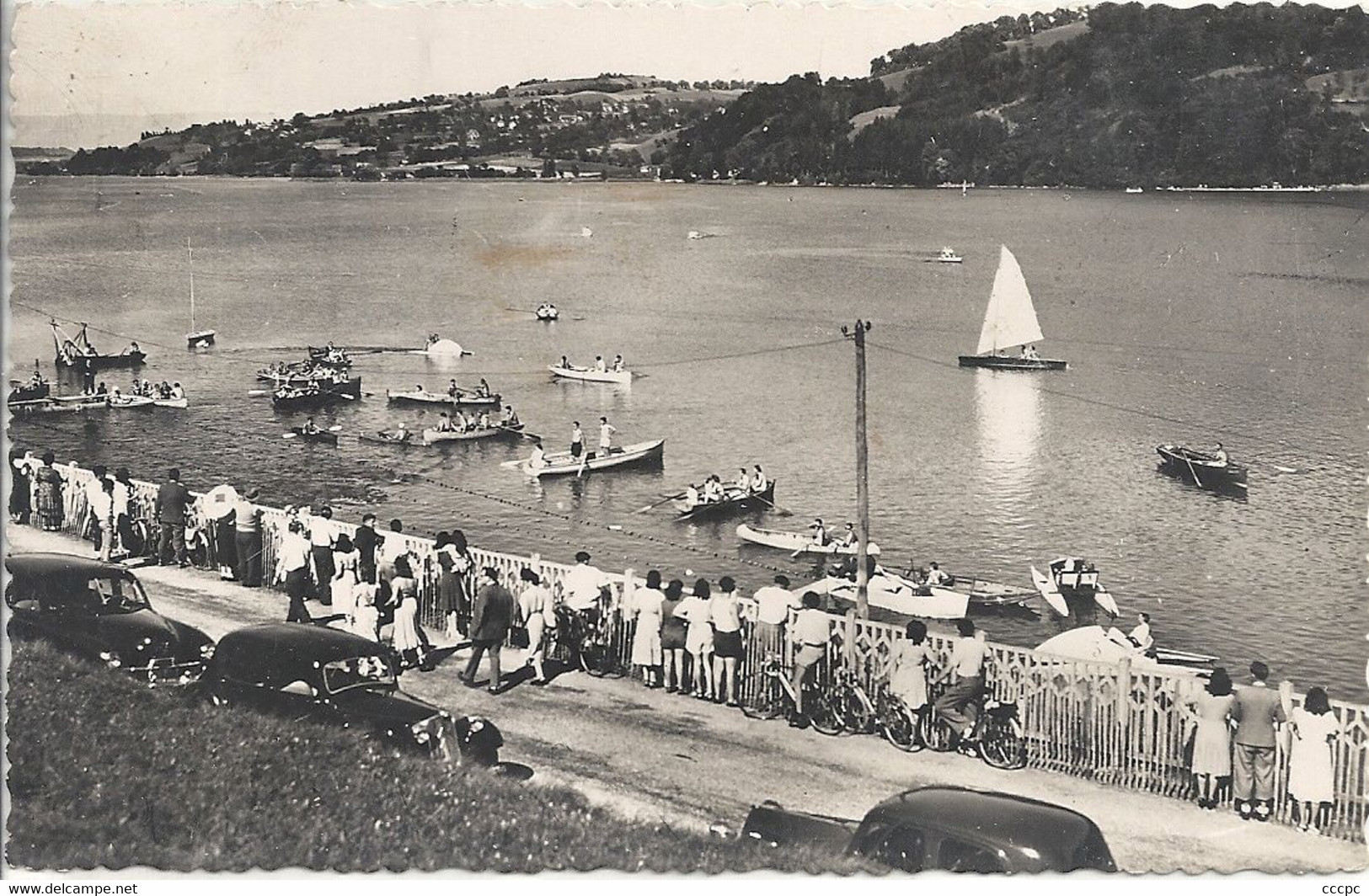 CPSM Lac de Paladru - Charavines Fête nautique sur le Lac