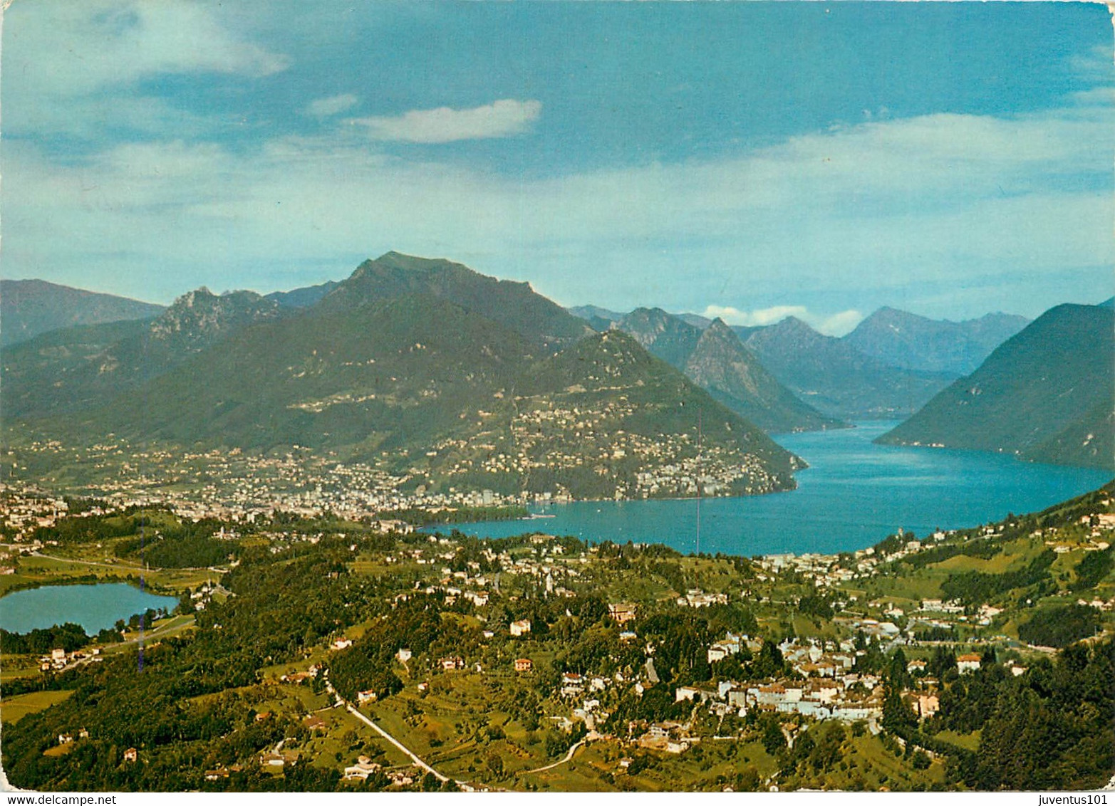 CPSM Lago di Lugano-Collina d'Oro e laghetto di Muzzano   L66